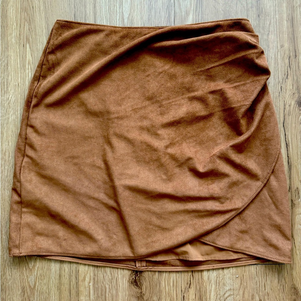 Abercrombie & Fitch Vegan Suede Skirt